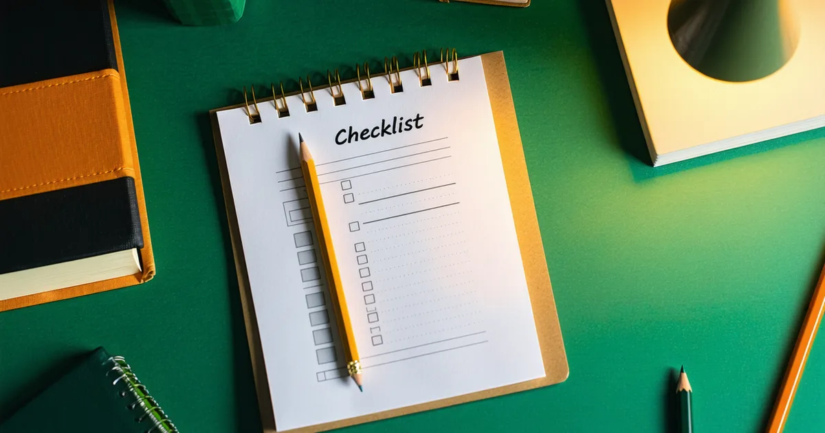A study desk with SAT prep materials, a pencil, and a targeted study plan notepad